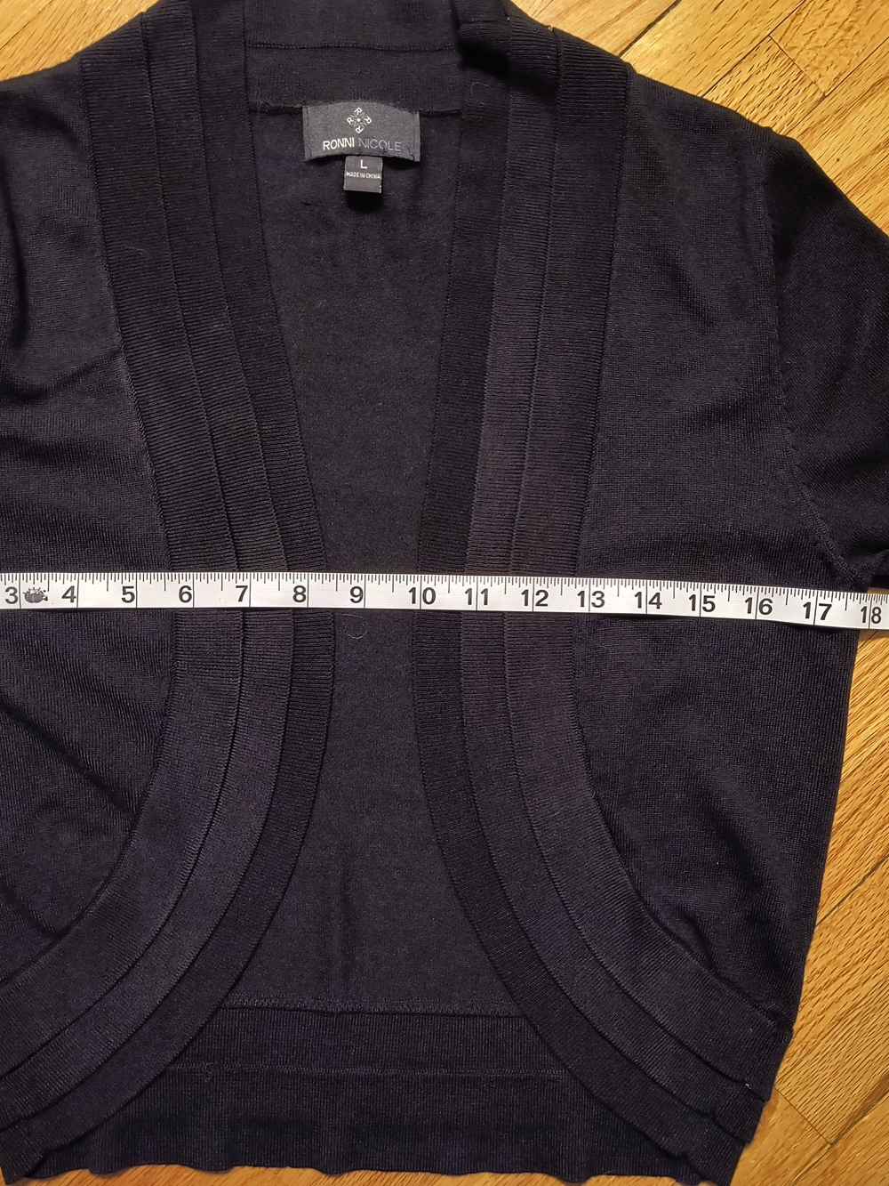 Black Shrug Sweater - Picture 12 of 14